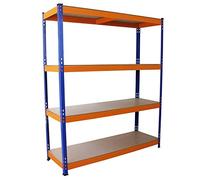 Rayonnage Monster Racking S-Rax pour charges lourdes, rayonnage de stockage, rayonnage de garage, rayonnage en acier, rayonnage industriel, rayonnage d'atelier, rayonnage à emboîter, rayonnage métalli