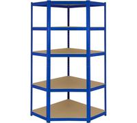 Monster Racking T-Rax : étagère d'angle, étagère de cave, étagère de stockage, étagère de garage, étagère en acier, étagère industrielle, étagère d'atelier, étagère à emboîter, étagère pour charges lo