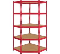 Monster Racking Z-Rax : étagère d'angle, étagère d'angle en acier, étagère pour charges lourdes, étagère de stockage, étagère de garage, étagère en acier, étagère industrielle, étagère d'atelier, étag