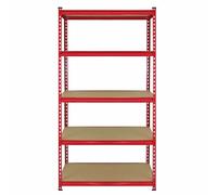Monster Racking Z-Rax : étagère de garage, étagère d'atelier, étagère à emboîter, étagère de stockage, étagère industrielle, étagère en acier, étagère métallique, 100 % sans vis, 90 cm x 45 cm x 183 c