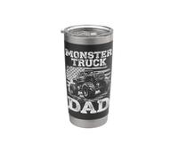 Monster Truck Dad Drapeau américain Véhicule hors route Gobelet isotherme en acier inoxydable double paroi