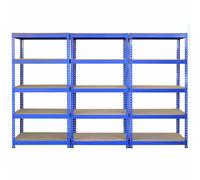 Monstershop 5 Étagères Q-Rax 90cm - Bleu