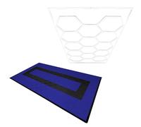 Monstershop Carrelage Ventilé Bleu/Noir