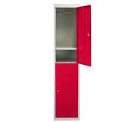 Monstershop Casiers de rangement métal Rouge
