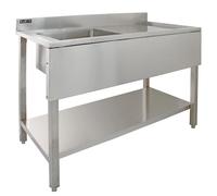 Monstershop Meuble bas évier cuisine - Argent