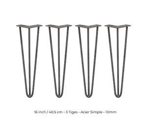 Monstershop pieds de table épingle 3 tiges