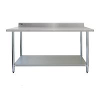 Monstershop Plan de travail inox cuisine - Argent