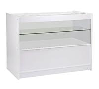 Monstershop Vitrine comptoir C1200 - Blanc