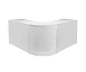 MonsterShop Zodiac A1200 CM60 - Comptoir de vente ou d’accueil blanc brillant