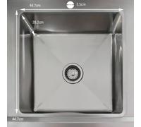 Monstertop Évier de laboratoire - Inox