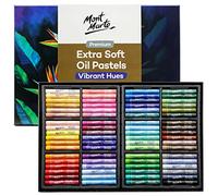 MONT MARTE 72pc pastels à l'huile extra doux, couleurs assorties, vibrantes et beurrées, pastels d'art polyvalents pour mélanger, superposer et ombrager, idéaux pour l'art, l'artisanat et les croquis