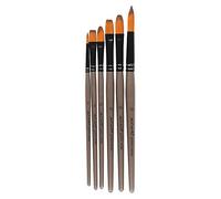 MONT MARTE Gallery Series Lot de 6 pinceaux synthétiques Standard en Acrylique