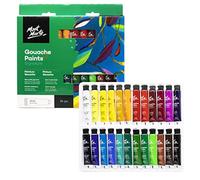 MONT MARTE Gouache - 24 pièces, tubes 12 ml - Idéal pour la peinture à la gouache - Couleurs gouache brillantes, résistantes à la lumière et d'une grande opacité - Parfait pour Débutants et Artists