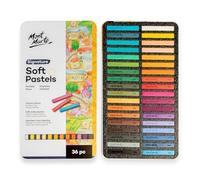 MONT MARTE Pastel Sec - 36 pièces - Kit de Craies Pastel doux idéal pour la peinture colorée - Pour les Débutants, les Professionnels et les Artistes
