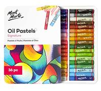 MONT MARTE Pastels à l'huile - 36 Pièces - Pastel Sec Doux pour l'Art - Couleurs intenses, haute Pigmentation - Idéal pour la Peinture et le Dessin
