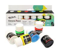 MONT MARTE Peinture Porcelaine et Céramique - 6 pièces x 20ml - Résistante à l'eau - Peintures de haute qualité - Idéal pour peindre les tasses