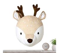 Mont Mural De Tête Animale En Peluche - Décoration Murale En Peluche, Faux Trophée Animal | Ornement De Sculpture Douce, Adorable Art De Tête Hangable, Décor Monté Mignon Pour Appartement De Pièce