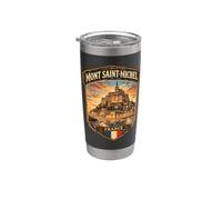 Mont-Saint-Michel Normandie France vacances en famille Gobelet isotherme en acier inoxydable double paroi