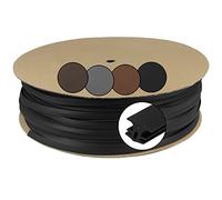 Montafox Bande Étanchéité Joints 7,5-10 mm 25 m Noir Terrasse WPC Bois | Profil de Remplissage, Tuyau, TPE, Résistant UV, Imperméable, Souple, Dalles, Jardin, Piscine, Montage