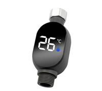 Montage de température de douche LED, compteur de température de douche,Affichage numérique LED Compteur de température d'eau - Thermostat de bain imperméable, détecteur de ménage, accessoires de douc