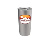 Montagnes de l'Aconcagua Argentine Gobelet isotherme en acier inoxydable double paroi
