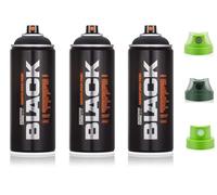 Montana Black sprühdosen Set Black 3 x 400ml