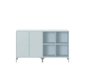 Montana Buffet Pair flint 148. pieds chromés