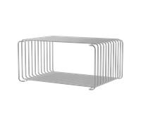 Montana Étagère demi-hauteur Panton Wire 34.8x17.2x25.7 cm Chrome