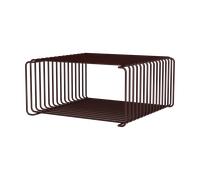 Montana Étagère demi-hauteur Panton Wire 34.8x17.2x34.8 cm Black red