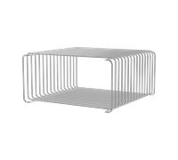 Montana Étagère demi-hauteur Panton Wire 34.8x17.2x34.8 cm Chrome