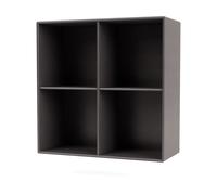 Montana Étagère SHOW 69.6x69.6 cm avec rail de suspension 35-Coffee