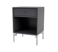 Montana Table de chevet Dream coal 36. pieds chromés