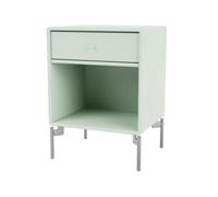 Montana Table de chevet Dream mist 161. pieds chromés