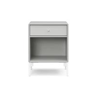 Montana Table de chevet Dream nordic 09 avec tiroir pieds blancs