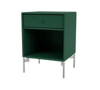 Montana Table de chevet Dream pine 136. pieds chromés
