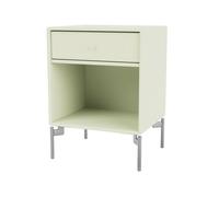 Montana Table de chevet Dream pomelo 140. pieds chromés