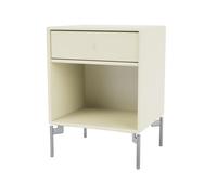 Montana Table de chevet Dream vanilla 150. pieds chromés