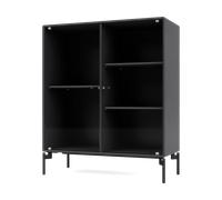 Montana Vitrine Ripple II 69.6x82.2x30 cm Anthracite - pieds Black