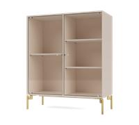Montana Vitrine Ripple II 69.6x82.2x30 cm Clay-pieds Brass