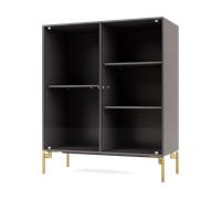 Montana Vitrine Ripple II 69.6x82.2x30 cm Coffee-pieds Brass