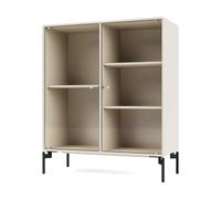 Montana Vitrine Ripple II 69.6x82.2x30 cm Oat-pieds Black