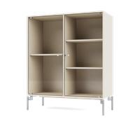 Montana Vitrine Ripple II 69.6x82.2x30 cm Oat-pieds Chrome