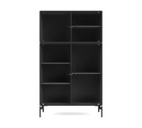 Montana Vitrine Ripple III 69.6x117.6x38 cm Anthracite-pieds Black