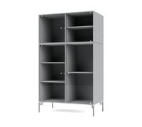 Montana Vitrine Ripple III 69.6x117.6x38 cm Fjord-pieds Chrome