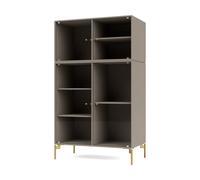 Montana Vitrine Ripple III 69.6x117.6x38 cm Truffle-pieds Brass
