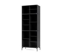 Montana Vitrine Ripple IV 69.6x187.2x38 cm Anthracite-pieds Black