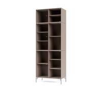 Montana Vitrine Ripple IV 69.6x187.2x38 cm Mushroom-pieds Chrome