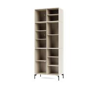 Montana Vitrine Ripple IV 69.6x187.2x38 cm Oat-pieds Black
