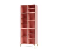 Montana Vitrine Ripple IV 69.6x187.2x38 cm Ruby-pieds Brass