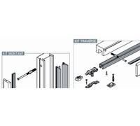 Montant Applisystem Ht. 2100 mm FIBROTUBI pour porte galandage - 92030004